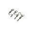 wholesale quality carp fishing Long body Q-shaped swing snap with solid ring