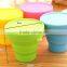 Best selling collapsible FDA silicone mugs