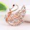 2015 Fashion elegant female Swan Crystal Rhinestone Brooch Zinc alloy Brooch