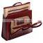 women Leather Laptop Briefcase with Removable Sleeve