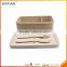 Wheat straw and PP plastic biodegradable lunch box