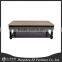 France Country Style Black Wood Coffee Table