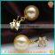 gold south sea pearl earrings for women jewelry
