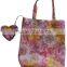 Heart Shape Foldable Handbag, Reusable Printed Shopping Bag