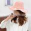 2016 alibaba professional ladies cheap sun visor hat printed knitted hat school girls sun protection hat