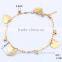 Hot selling stainless steel anklets women jewelry with abundant in stock