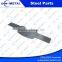 Sheet metal parts with aluminium sheet plate, press stamped, anodized aluminum