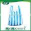 wholesale promotional custom printed plastic t-shirt bag for grocery and supermarket