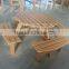 HDPE UV-resistant Wood Plastic Composite Slats Bench Public Furniture