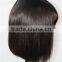 lace wig China lace front wig indian remy hair 10inch 130% density side part lace front wig with bun