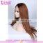 180% Density Silky Straight Ombre Wig Very Long Hair Silk Top Full Lace Wigs For Women