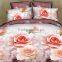 Rose Pattern 3d Printed Bedding 4 Piece Bed Cover Set Reactive Printed 4pc Bedsheet Set in a Bag Beddings
