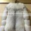 custom order accept winter factory women short cross fox fur coats