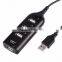 Portable USB 2.0 High Speed 4 Port Splitter Hub Adapter