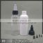 60ml PET unicorn pen bottle eliquid with screw cap for e- liquid smoking liquid pe uniorn bottle