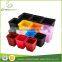 Creative Colorful Mini Flower Square pot Wholesale Flower Pots Small Gardening Plastic Pots