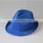 2016 popular hot sell cheap polyester homburg hat factory directly selling wholesale