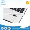 Portable wireless tablet pc bluetooth keyboard aluminum case