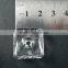 19mm transparent square shape glass dome cabochon with 3mm hole DIY jewelry supplies 3070065