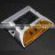 One side blue flashing light 3M reflector led aluminum solar road stud