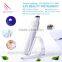 Wholesale gemstone facial massager roller heat vibrating eye massage pen for women