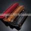Floveme Genuine Leather Hand Bag Pouch Purse For iPhone7 plus Quality Multi-function case Dual zipper Luxury delux handloop