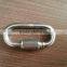 DIN5299-C AISI 304/316 stainless steel carbiner eyelet snap hook
