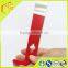portable cranked bee hive tool with red J-type scraper of honey scraper/hive tool