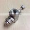 Flat spray air water atomizing nozzle