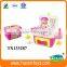 plastic kids play kitchen set chef cooking toys