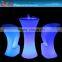 led table stool set furniture& led coffee table use to outdoor and indoor