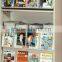 school 4-layer singel face library periodical rack cabinets book racks cabinets