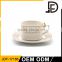Wholesale cappuccino / espresso / coffee / tea drinking cups set, cafe cup and saucer