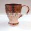 FDA APPROVED NEW ARRIVAL EMBOSSED DESIGN 100% PURE COPPER MOSCOW MULE DRINKING CUPS
