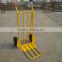 steel material heavy duty hand truck with removable extensive toe plate