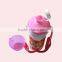 Tiger Printing 700ml Kids Water Bottle With Cup