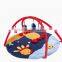 Hot selling kids tiger toy animal shaped plush play mat baby play mat