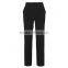 Wool solid black color 2014 ladies' fashion high quality manufacturer chino pants