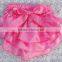 New design children ruffle bloomers knit ruffle diaper cover baby bloomers
