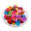 Custom Frosted Acrylic Flower Petal Beads Factory Wholesale Plastic Flower Petal Beads for Jewelry Accessories