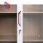 Steel office commercial furniture 2 swing glass door filing storage cabinet