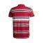 New Design Hot Selling in China Custom Mens Polo Collar Striped t Shirt