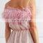 Runwaylover 5282 Hot Sale Ladies New Design Sexy Fur Sexy Crop Top