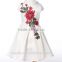 2017 summer hot sell waisted dress,cute flower printing dress