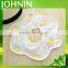 Organic cotton super soft high quality flower shape baby bib