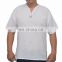 Men's V-Neck T-Shirt 100% Cotton Thai Hippie Shirt Beach Yoga Top