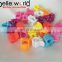 Colors Small Mini Size fuschia Plastic Hair Claw Hairpin Clip Accessories For Girl