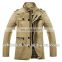 Custom made european style men's cotton coat new designs winter coat for men