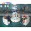 Round Shape Modern Living Room White Inflatable Air Lounger Fireproof Sofa
