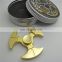Luxury EDC Axes 3 Leaf Fantastic Hand Spinner Fidget Spinner Novelty Gag Decompression Adults Children Educational Gifts F965